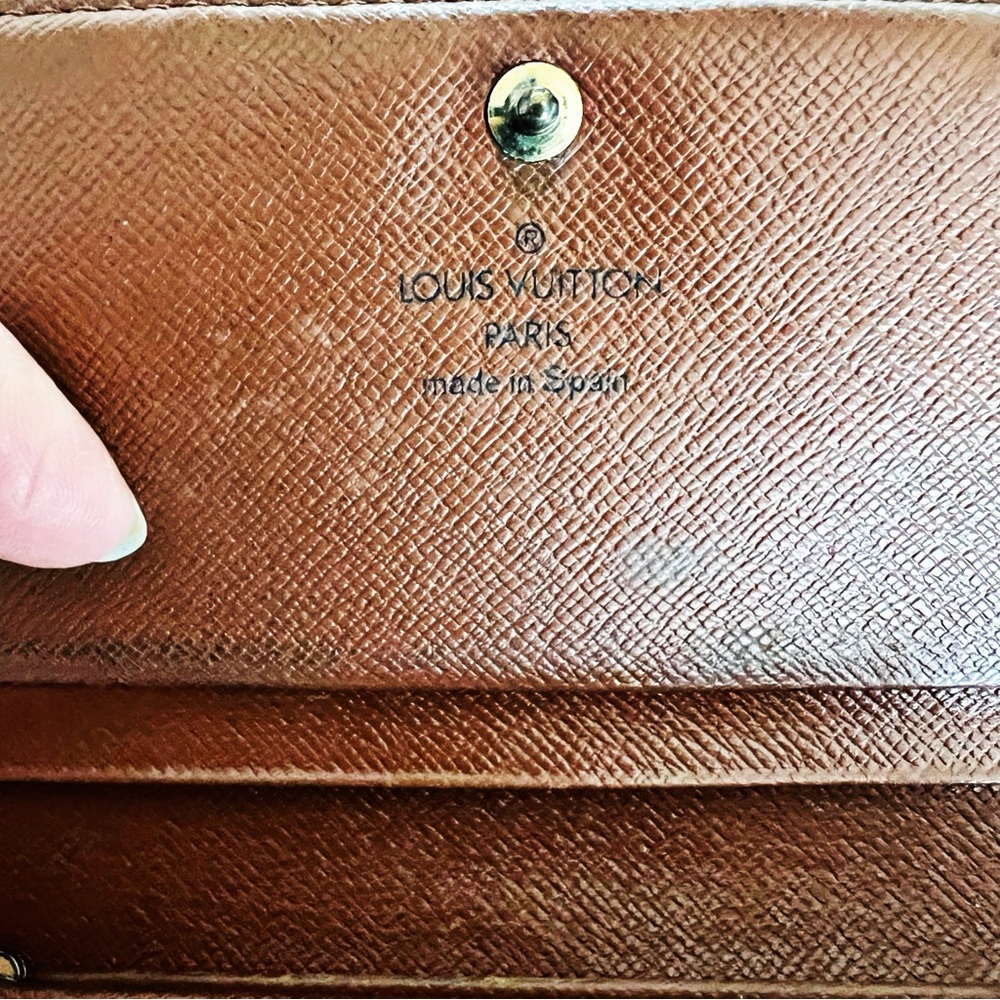 LOUIS VUTTION Vintage Portomonevier Tresor Monogram Wallet ~ 97’ - Picture 5 of 17